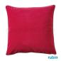Preview: Dekokissen  Melva Velour Farbe rubin